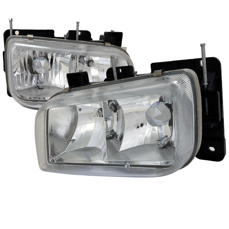 Euro Headlights Chrome for Cadillac  Escalade years 1999-2000