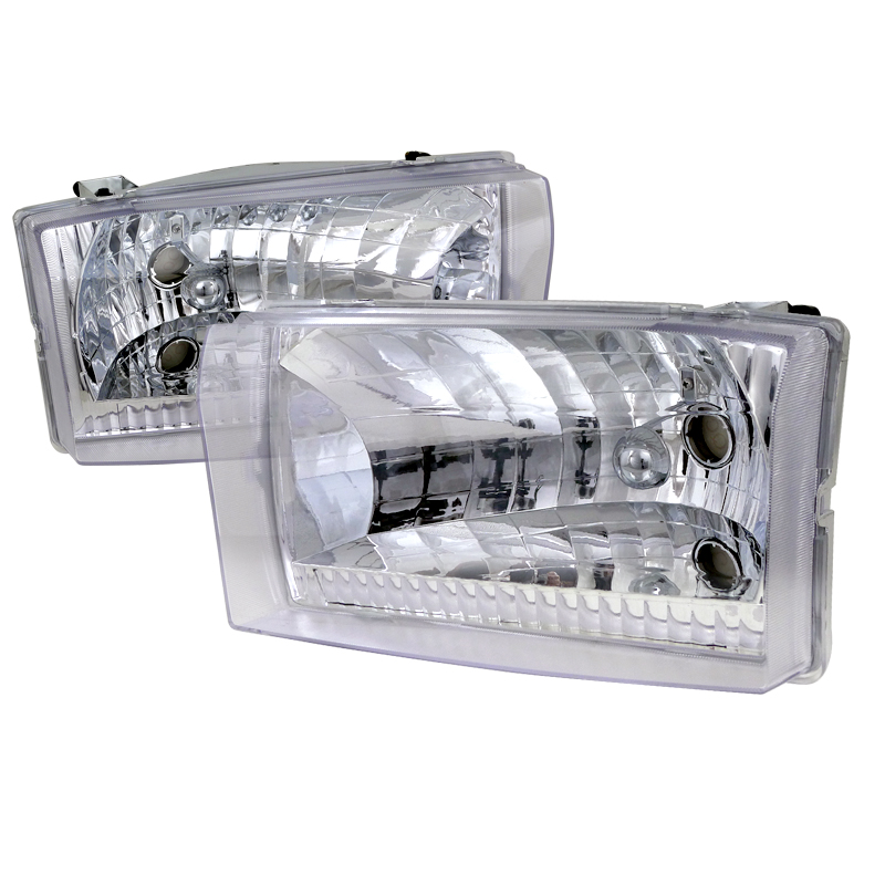 Euro Headlight Chrome  for Ford  F350 years 1999-2004