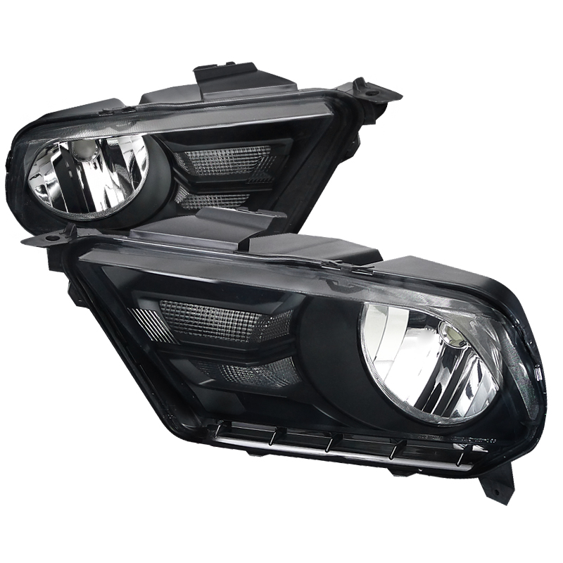 Euro Headlights Smoke Lens for Ford  Mustang  years 2010-2013