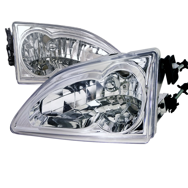 Chrome Housing Headlights  for Ford Mustang  years 1994-1998