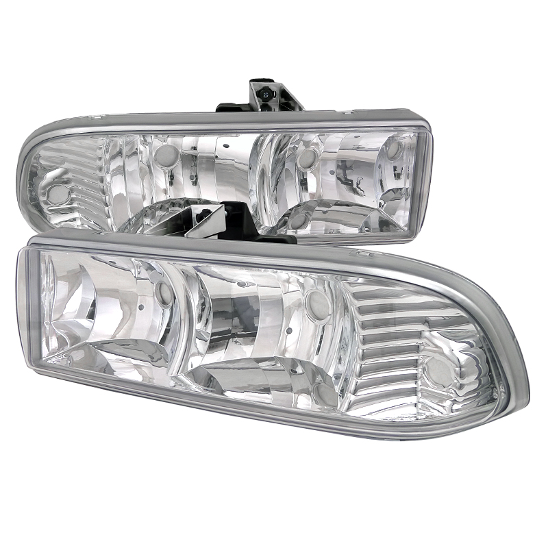 Chrome Housing Headlights  for Chevrolet  S10 years 1998-2004