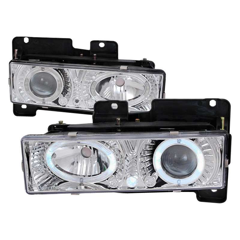 Projector Headlights Chrome for Chevrolet C10 years 1988-1998