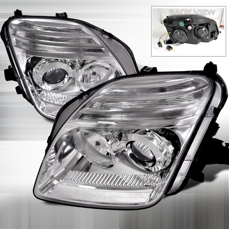 Projector Headlghts Chrome for Honda Prelude years 1997-2001