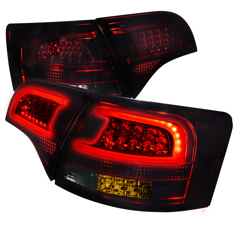 LED Taillights Red Smoke for Audi A4  years 2005-2008