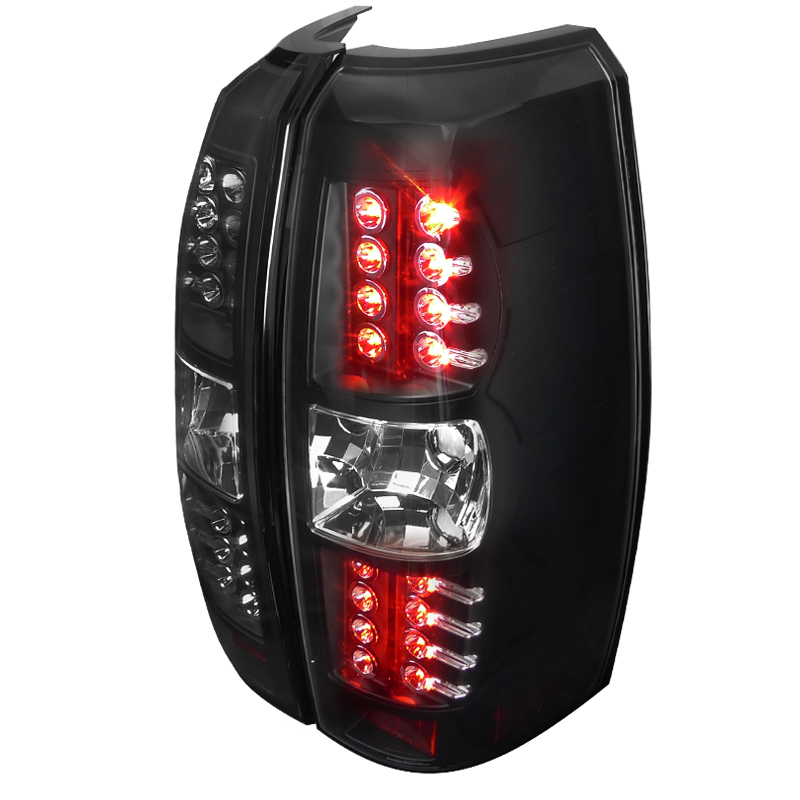 Black Housing LED Tail Lights for Chevrolet  Avalanche  years 2007-2009