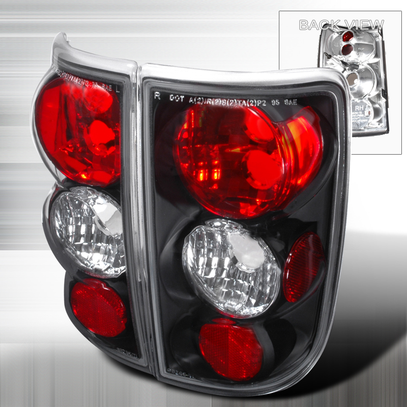 Altezza Tail Light Black for Chevrolet Blazer years 1995-2004