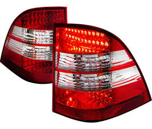 Ml Class LED Tail Light Red Clear for Mercedes W163 years 1998-2005