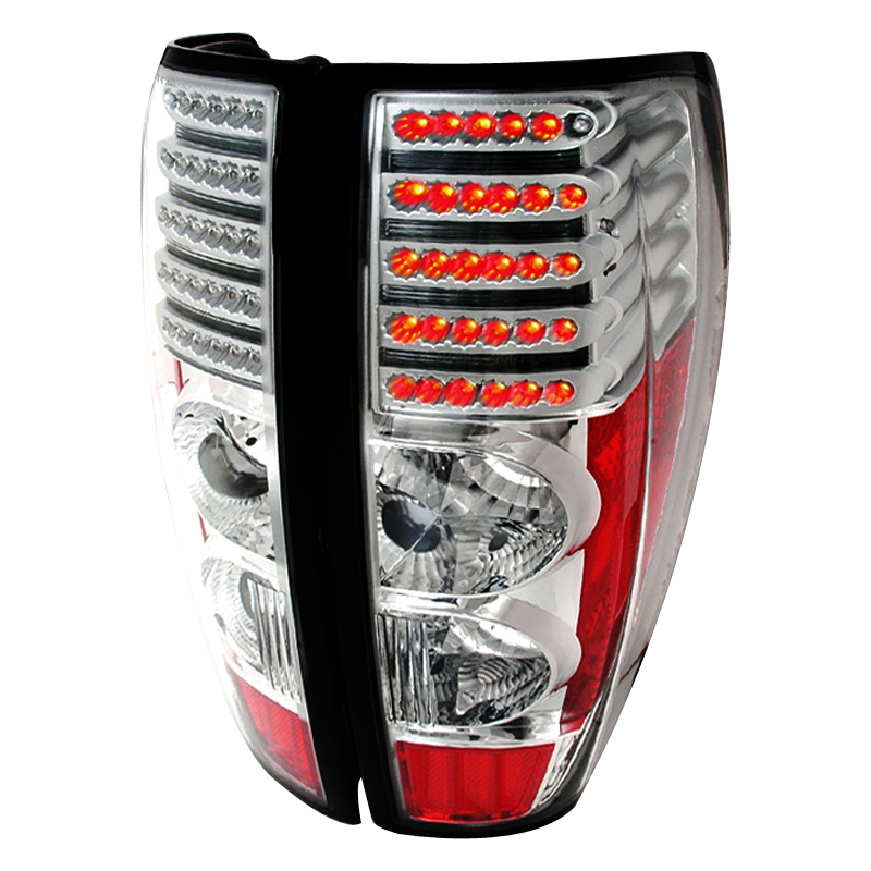 LED Tail Lights Chrome for GMC Canyon years 2004-2012