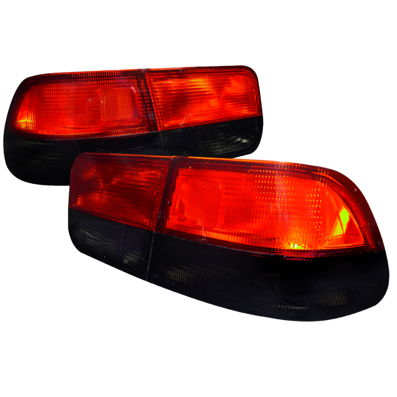 Tail Lights Red Smoke Lens Coupe Model for Honda Civic  years 1996-2000