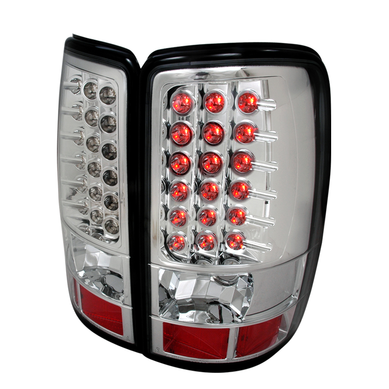 LED Tail Lights Chrome for GMC Denali years 2000-2006