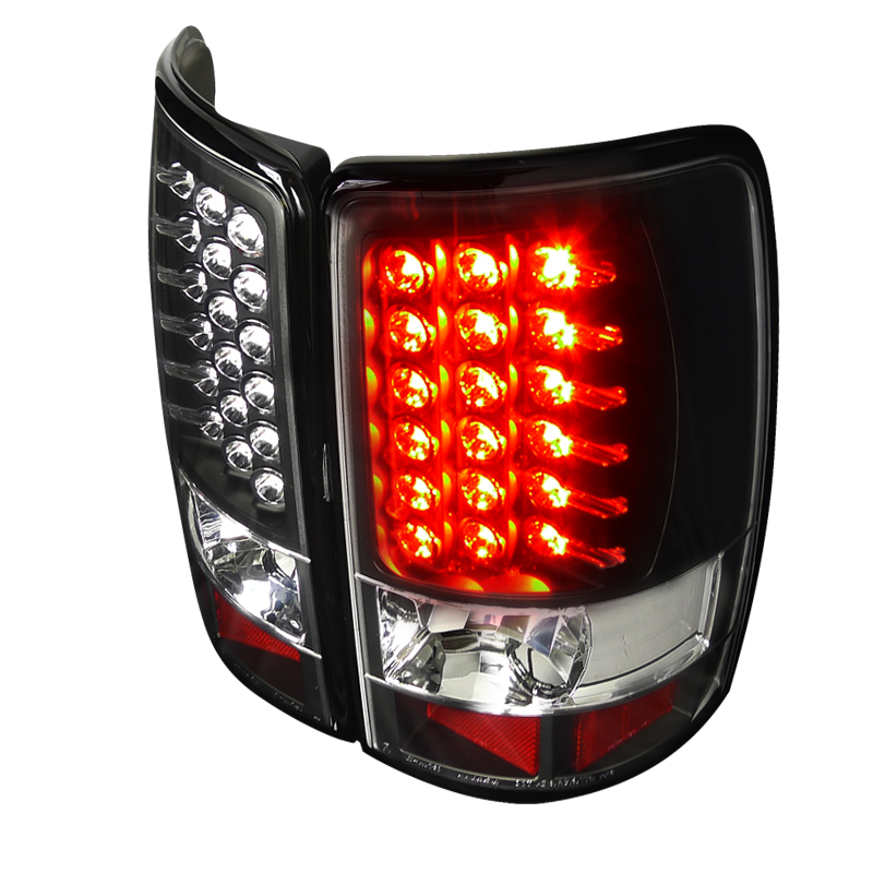 LED Tail Lights Black for GMC Denali years 2000-2006