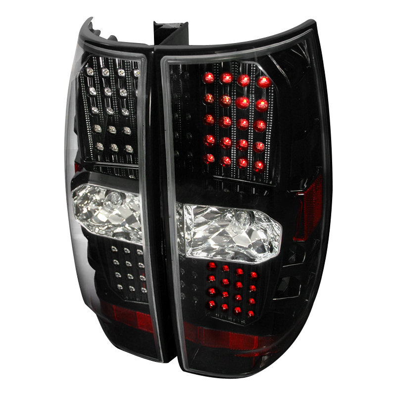 LED Tail Lights Black for GMC Denali years 2007-2010