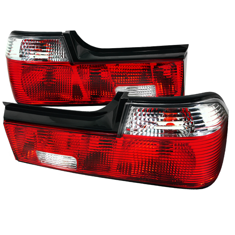 7 Series Tail Lights Red Clear for BMW  E32  years 1988-1994