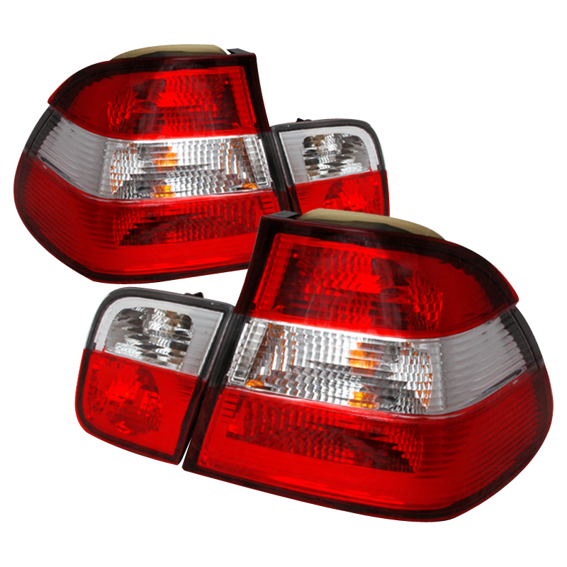 3 Series Tail Lights Red Clear 2 Door for BMW E36 years 1992-1998