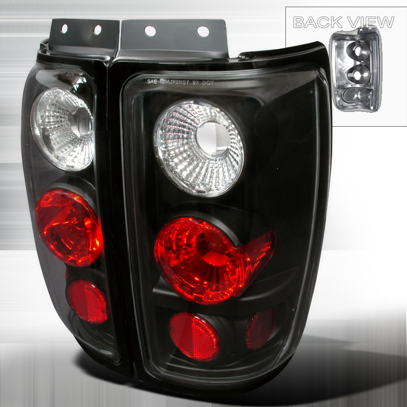 Altezza Tail Light Black for Ford Expedition years 1997-2002