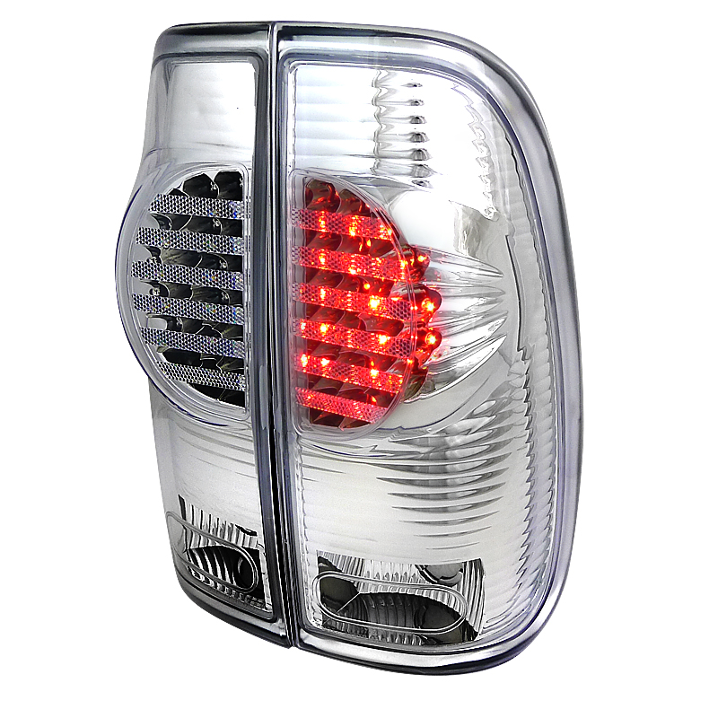 LED Tail Lights Chrome for Ford F150 years 1997-2003