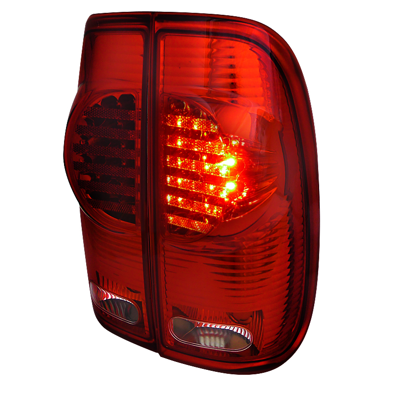 LED Tail Lights Red for Ford F150 years 1997-2003