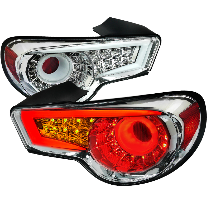 LED Tail Lights Chrome for Scion FRS years 2013-2014