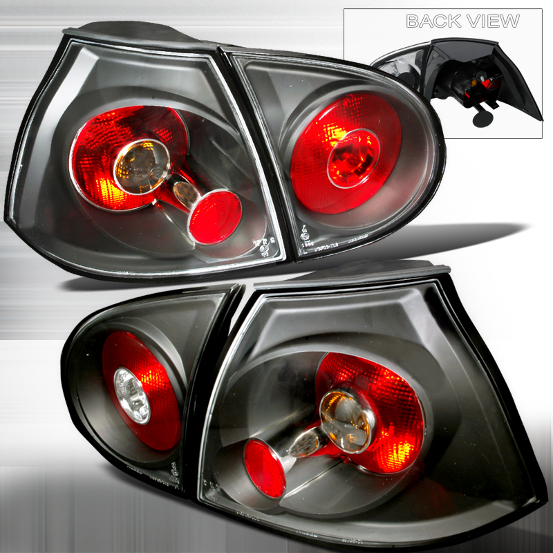 Altezza Tail Light Black for Volkswagen Golf years 2006-2008