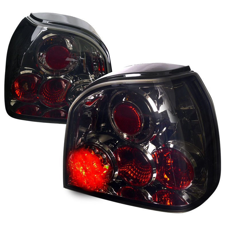 LED Tail Lights Smoked Lens for Volkswagen  Golf  years 1993-1998