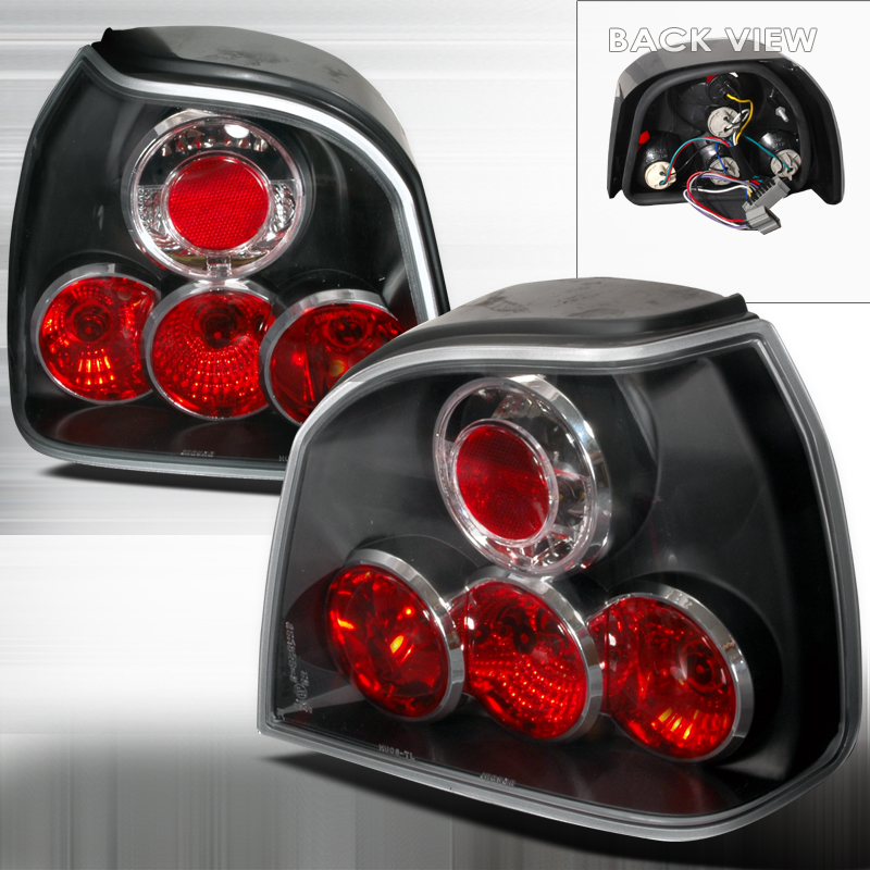 Altezza Tail Light Black for Volkswagen Golf years 1993-1998