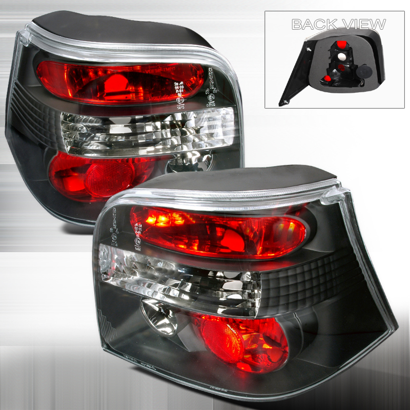 Altezza Tail Light Black for Volkswagen Golf years 1999-2004