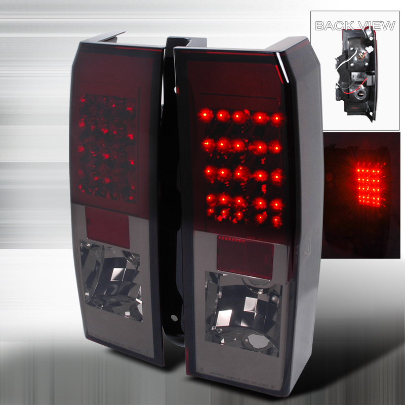 LED Tail Lights Smoke for Hummer H3 years 2005-2010