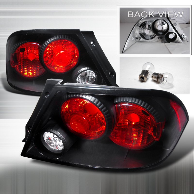 Altezza Tail Lights Black for Mitsubishi Lancer years 2003-2006