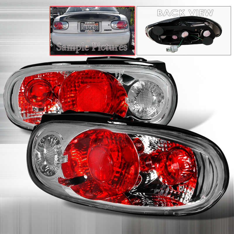 Altezza Tail Lights Chrome for Mazda Miata years 1990-1997