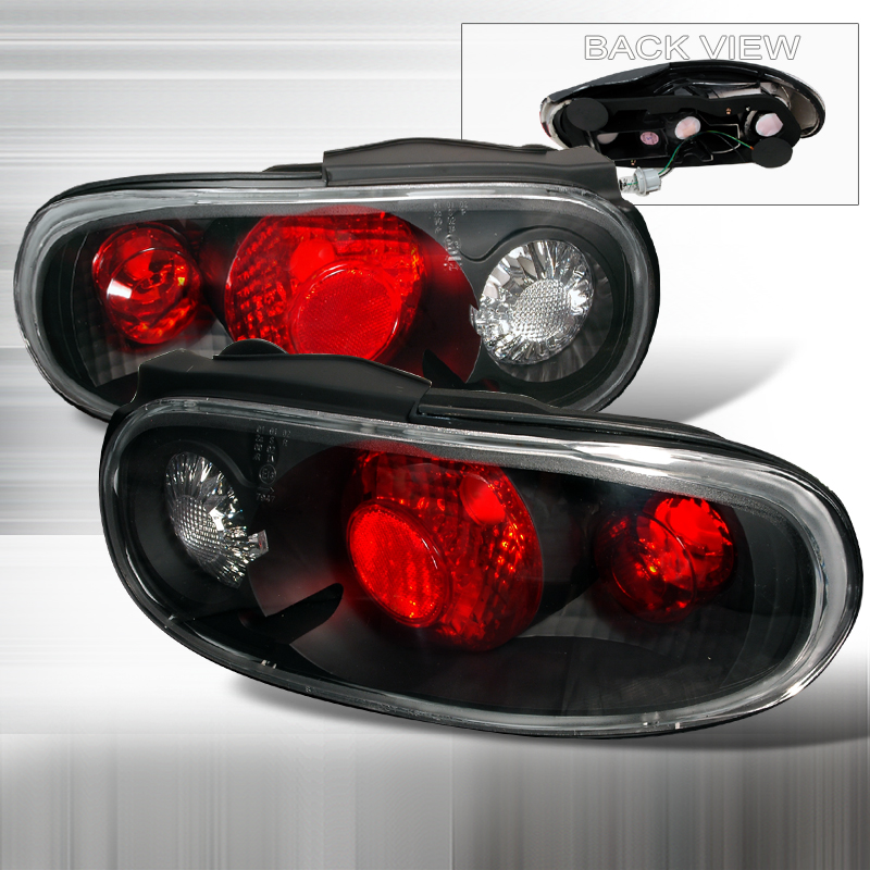 Altezza Tail Lights Black for Mazda Miata years 1990-1997