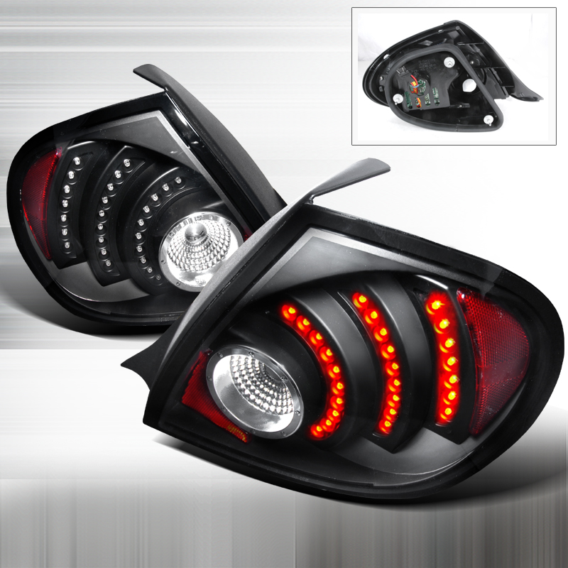 LED Tail Lights Black for Dodge Neon years 2003-2005