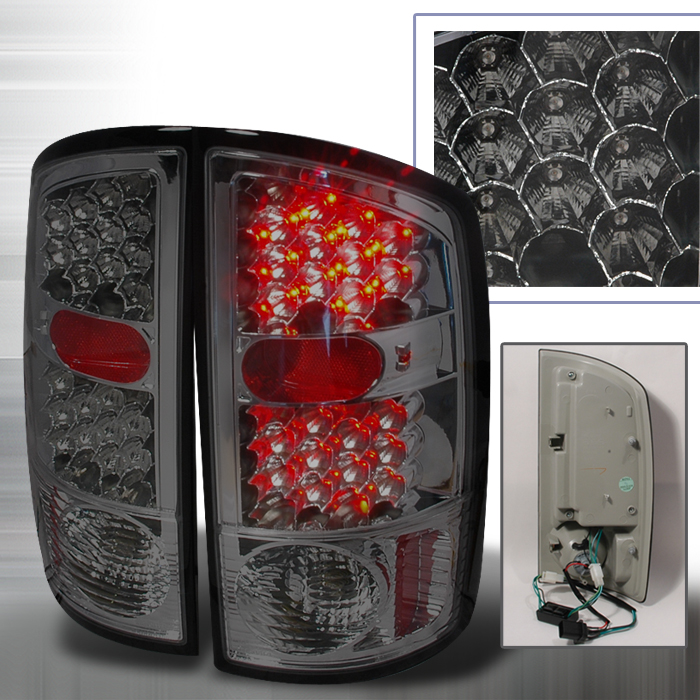 LED Tail Lights Smoke for Dodge RAM years 2002-2006