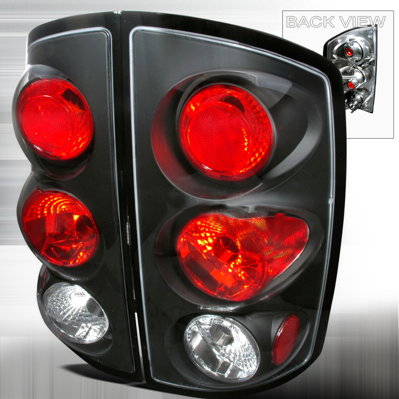 Altezza Tail Light Black for Dodge RAM years 2002-2006