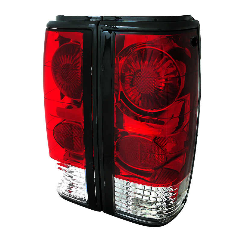 Tail Lights - Red Clear for Chevrolet  S10 years 1982-1993