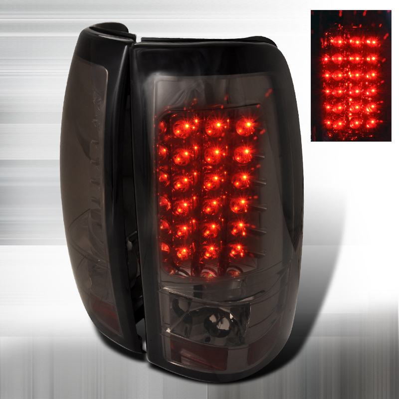 LED Tail Lights Smoke for Chevrolet Silverado years 2003-2006