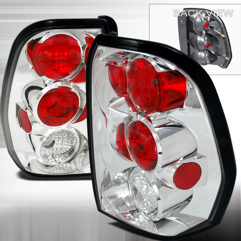 Altezza Tail Light Chrome for Chevrolet Trailblazer years 2002-2009