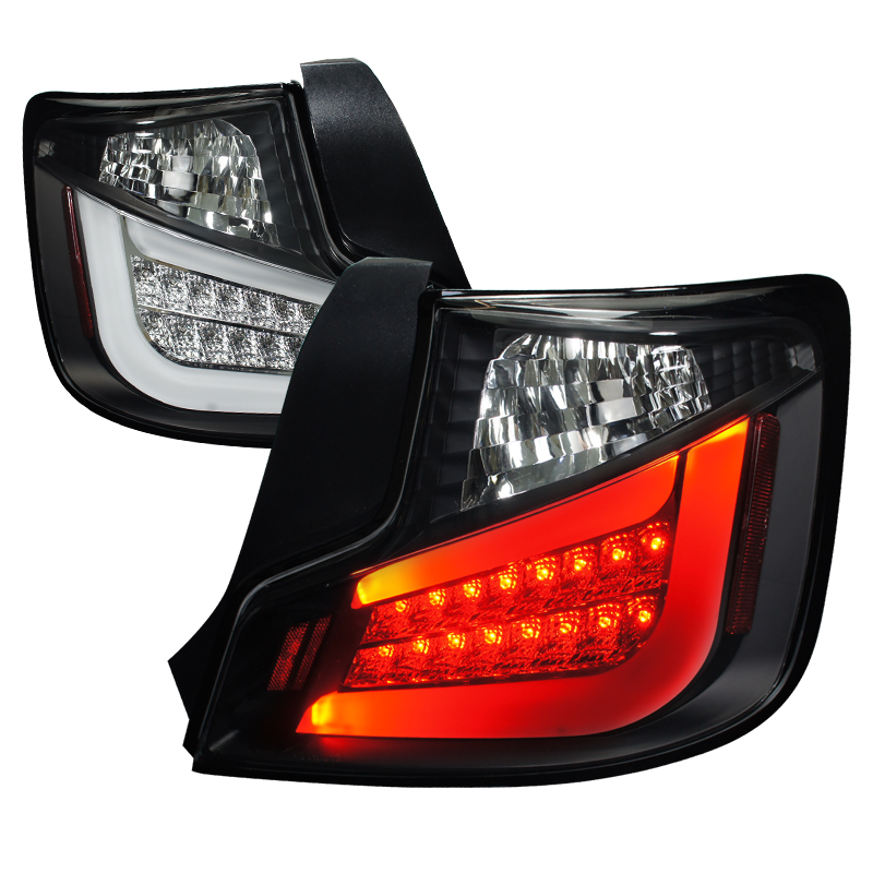 LED Tail Lights Black Housing for Scion  TC  years 2011-2011