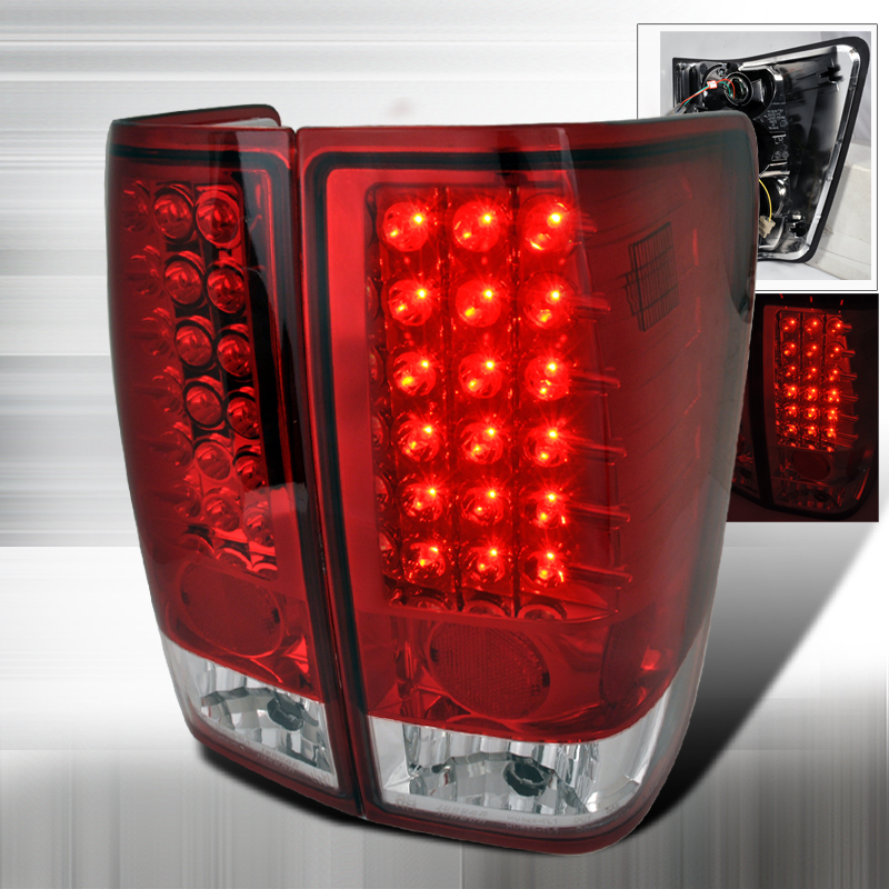 LED Tail Lights Red for Nissan Titan years 2004-2012