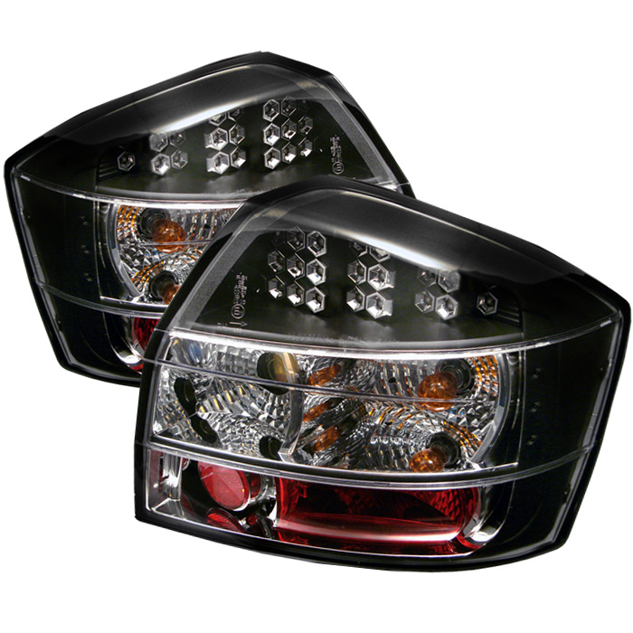 Audi A4 02-05 LED Tail Lights - Black