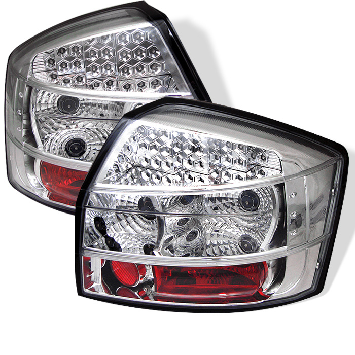 Audi A4 02-05 LED Tail Lights - Chrome