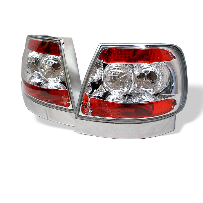 Audi A4 96-01 Euro Style Tail Lights - Chrome