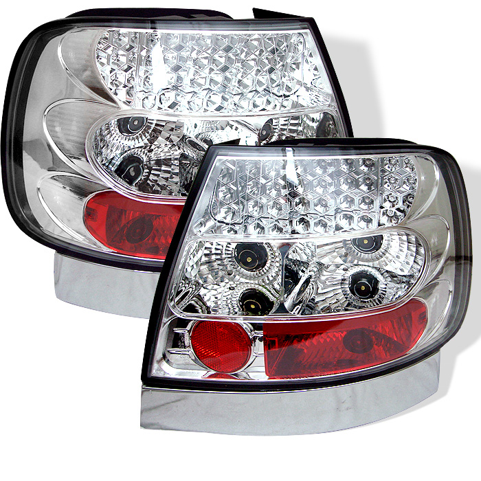 Audi A4 96-01 LED Tail Lights - Chrome