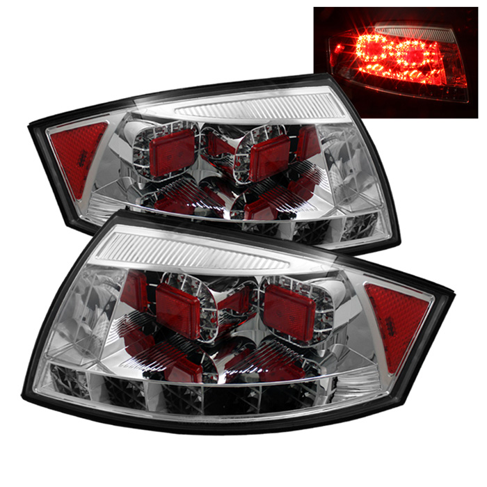 Audi TT 00-06 LED Tail Lights - Chrome