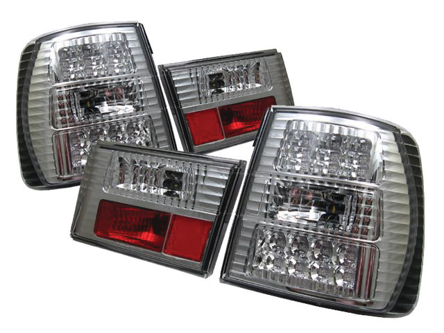 BMW E34 5-Series 88-95 LED Tail Lights - Chrome