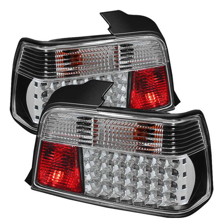 BMW E36 3-Series 92-98 4Dr LED Tail Lights - Black