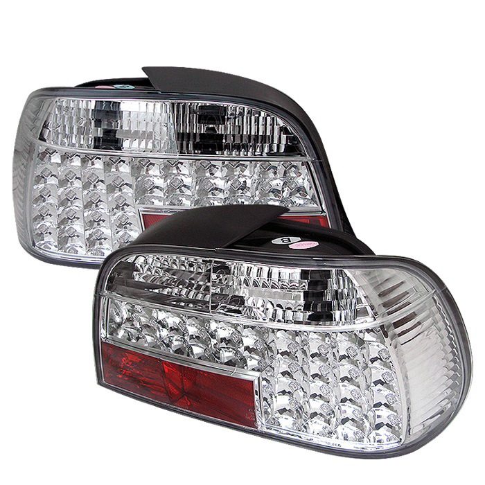 BMW E38 7-Series 95-01 LED Tail Lights - Chrome