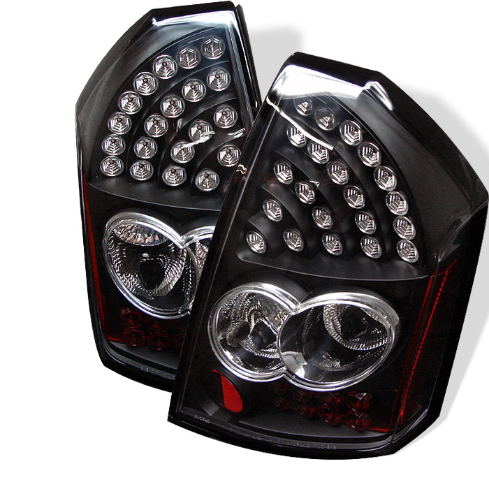 Chrysler 300C 05-07 LED Tail Lights - Black