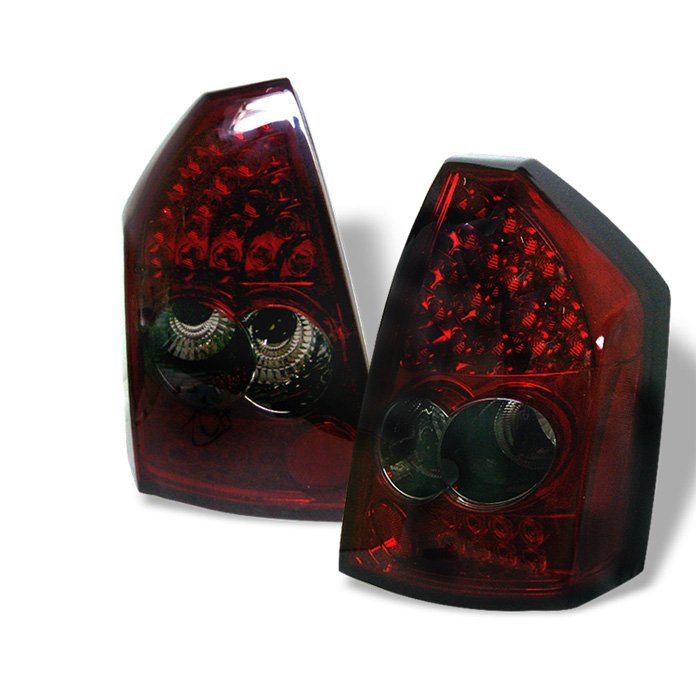 Chrysler 300C 05-07 LED Tail Lights - Red Smoke