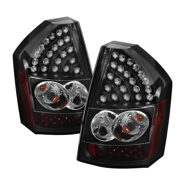 Chrysler 300C 08-10 LED Tail Lights - Black