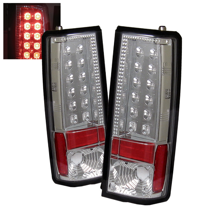 Chevy Astro / Safari 85-05 LED Tail Lights - Chrome